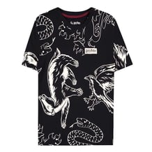 Футболка Difuzed: Wizarding World: Harry Potter: Hogwarts Houses: Logos (L), (346626)