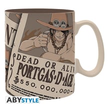 Кружка ABYstyle: One Piece: Wanted Posters: Portgas D. Ace, (39881)