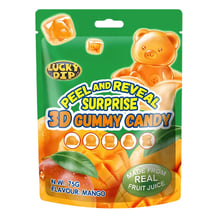 Желейні цукерки Lucky Dip: Peel and Reveal Surprise: 3D Gummy Candy: Mango, (403929)