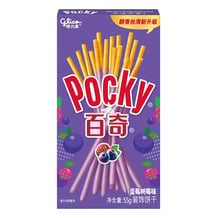 Печенье Glico: Pocky: Blueberry Raspberry Flavor, (43594)