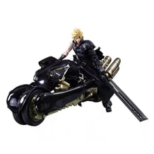 Коллекционная фигурка Play Arts KAI: Final Fantasy VII: Cloud w/ Motorcycle, (44188)