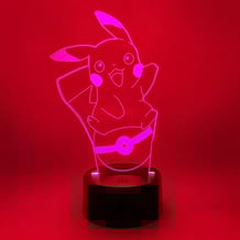 Акриловий світильник Pokemon: Pikachu Riding Pokeball, (44475)