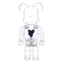 Bearbrick: Emotionally Unavailable: Blue Heart (Clear Blue) (400%), (44528)