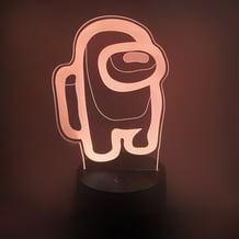 Акриловий світильник Among Us: Crewmate, (44640)