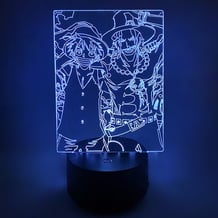 Акриловий світильник One Piece: Luffy & Ace, (44667)