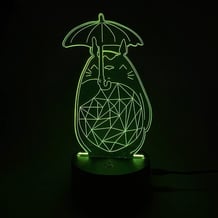 Акриловий світильник Studio Ghibli: My Neighbor Totoro: Totoro w/ Umbrella, (44670)