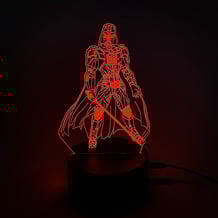 Акриловый светильник Star Wars: Darth Vader w/ Lightsaber (Battle Pose), (44680)