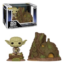 Фігурка Funko POP!: Town: Star Wars: 40th The Empire Strikes Back: Dagobah Yoda w/ Hut, (46765)