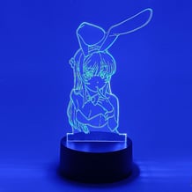 Акриловий світильник Rascal Does Not Dream Of Bunny Girl Senpai: Mai Sakurajima (Bunny), (48904)