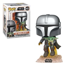 Фигурка Funko POP!: Star Wars: The Mandalorian: The Mandalorian w/ The Child, (50959)