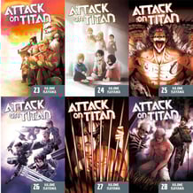 Набір манґи Attack on Titan. Volumes 23-28 (Box Set), (513840)