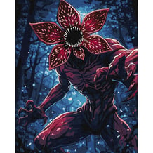 Картина по номерам Ideyka: Stranger Things: The Monster Demogorgon, (5223)
