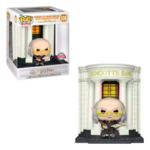 Фігурка Funko POP! Deluxe: Wizarding World: Harry Potter: Gringotts Head Goblin w/ Gringotts Bank (Special Edition), (58126)