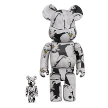 *Original* Be@rbrick: Banksy: Flower Bomber (Set) (100% & 400%), (586694)