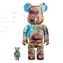 *Original* Be@rbrick: Jean-Michel Basquiat: #6 (Set) (100% & 400%), (588506)