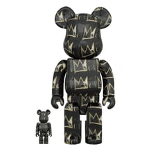 *Original* Be@rbrick: Jean-Michel Basquiat: #8 (Set) (100% & 400%), (594521)