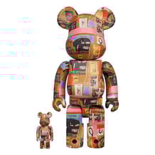 *Original* Be@rbrick: Andy Warhol & Jean-Michel Basquiat: #2 (Set) (100% & 400%), (594941)