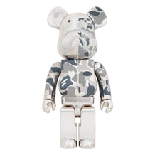 *Original* Be@rbrick: BAPE: Camo Shark (Silver) (1000%), (595160)