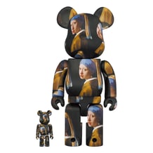 *Original* Be@rbrick: Mauritshuis: Johannes Vermeer: Girl with a Pearl Earring (Set) (100% & 400%), (599915)