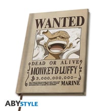 Блокнот ABYstyle: One Piece: Monkey D. Luffy: «Wanted», (60595)