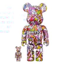 *Original* Be@rbrick: Romero Britto: Heart (Set) (100% & 400%), (614366)