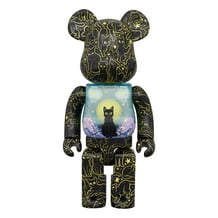 *Original* Be@rbrick: Hikari Bambi: Cat In The Night Sky (400%), (614403)
