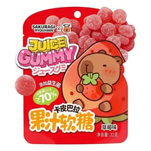 Желейные конфеты Sakuragi Ryouhinn: Capybara: Juice Gummy: Strawberry, (621533)