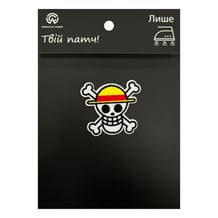 Патч One Piece: Straw Hat Pirates: Skull Logo, (6293)