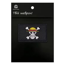 Шеврон One Piece: Straw Hat Pirates: Skull Logo, (6381)