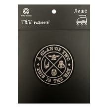 Патч Star Wars: The Mandalorian: Logo: «‎A Clan Of Two, This Is The Way», (6518)