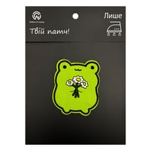 Патч Frog w/ Flowers, (6534)