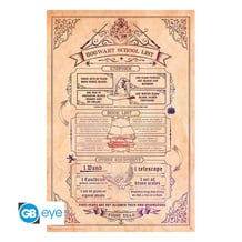 Постер GB Eye: Maxi: Wizarding World: Harry Potter: Hogwarts School List, (65524)