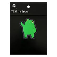 Шеврон Frog w/ Bad Sign (Meme), (6617)