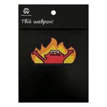 Шеврон Sesame Street: Elmo On Fire (Meme), (6628)