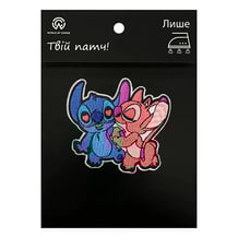 Патч Disney: Lilo & Stitch: Stitch and Angel Kissing, (6637)