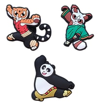 Набор джибитсов DreamWorks: Kung Fu Panda: Panda Po, Tigress and Shifu, (6682)