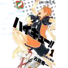 Манґа Haikyuu!!. Hinata and Kageyama. Volume 1 (Japanese Edition), (704531)