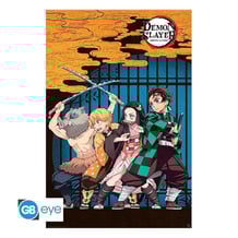 Постер GB Eye: Maxi: Demon Slayer: Tanjiro, Nezuko, Zenitsu and Inosuke, (74571)