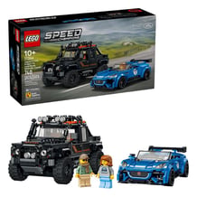 Конструктор LEGO: Speed Champions: Jaguar х Land Rover: Jaguar F-TYPE Project 7 and Land Rover Defender Classic, (76922)
