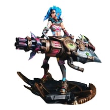 Коллекционная фигурка 3D Magicca: Arcane: League of Legends: Jinx (Fishbones Blaster), (80021)