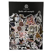 Набір стікерів Attack on Titan: Mix, (8033)