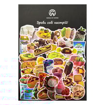 Набор стикеров Milky Food, (8174)