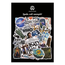 Набір стікерів Doctor Who, (8229)