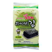 Норі Ock Dong Ja: Roasted Seasoned Seaweed: Wasabi, (842327)