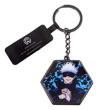Брелок двосторонній з дзеркалом Jujutsu Kaisen: Satoru Gojo and Suguru Geto, (9042)
