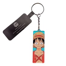 Брелок акриловый двухсторонний One Piece: Monkey D. Luffy, (9063)