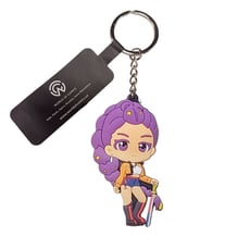 Брелок двосторонній K-Pop Demon Hunters: Rumi Kang (Chibi), (9105)