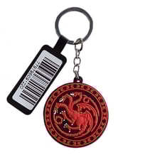 Брелок двухсторонний Game of Thrones: House of the Dragon: Fire and Blood Targaryen: House Targaryen: Logo, (9122)