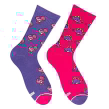 Шкарпетки Noskar: Purple Dinosaurs: «Кохайся, бо вимреш» (р. 41-46), (91397)