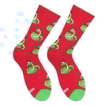 Шкарпетки Noskar: Святкові Змії: «‎Ходи Обніму» (р. 41-46), (91616)